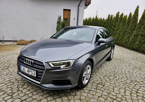 Audi A3 cena 60700 przebieg: 90000, rok produkcji 2017 z Ciechocinek małe 352